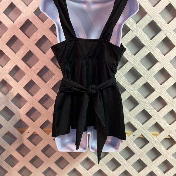 Kim Gravel x Swimsuits For All Wrap Sweetheart Top & Brief Set Black Regular 14 - Picture 3 of 8
